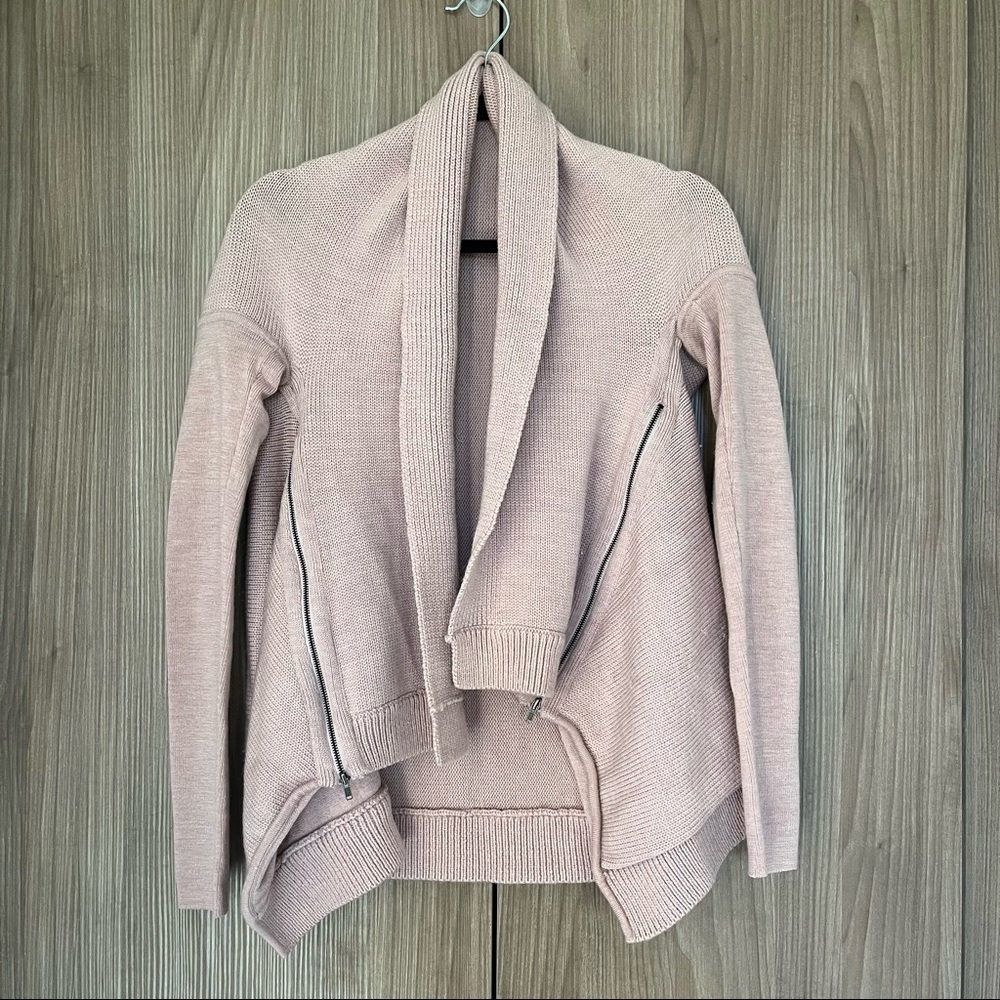 Lululemon Wrap It Up Sweater Heathered Mink Berry